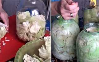 Очень вкусная капуста на зиму — 11 рецептов в банках