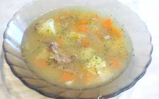 Ячневый, ячменный суп на мясном бульоне рецепт с фото