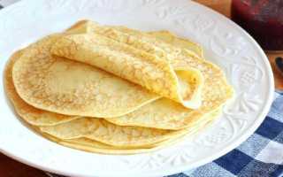 Блины на молоке — 10 самых вкусных и простых рецептов