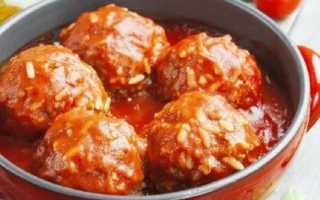 Рецепт Ёжики с морковью и рисом из индейки. Калорийность, химический состав и пищевая ценность.