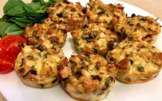 Как приготовить маффины из куриного фарша – пошаговый рецепт