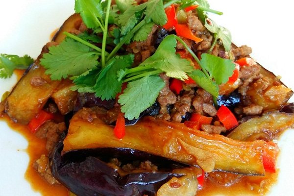 баклажаны с мясом