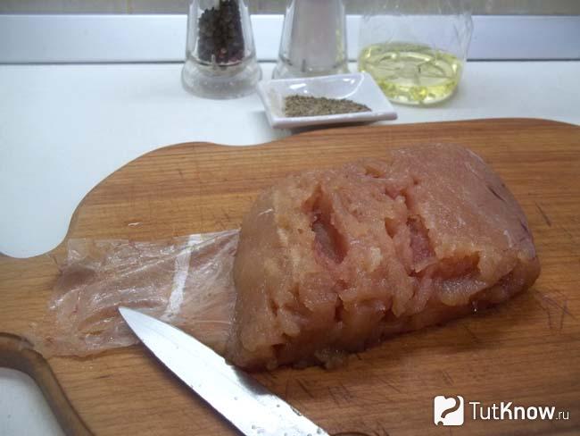 Икра трески очищена от пленки