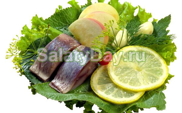 Классический рецепт закуски с маринованной селедкой