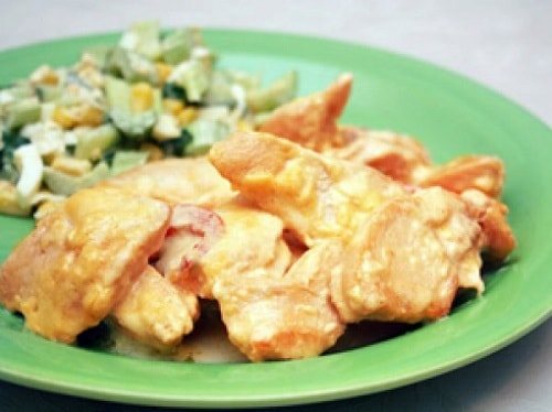куриная грудка на сковороде со сметаной