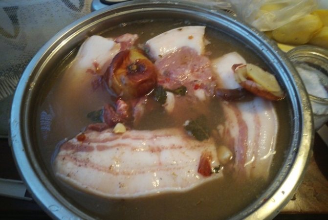 Мариновка мяса