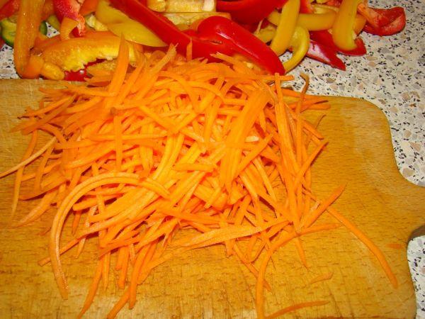 перец с морковкой