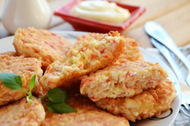 Приготовление котлет из натурального мяса краба в домашних условиях: пошагово с фото
