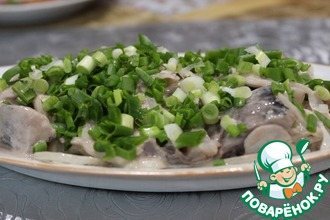 Рецепт: Сельдь под горчичным соусом по-старорусски