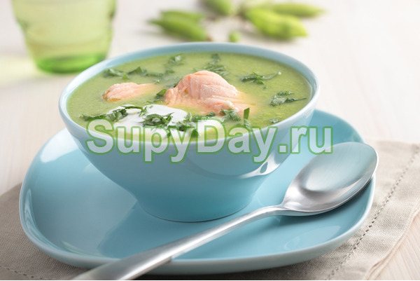 Рыбный суп с брокколи