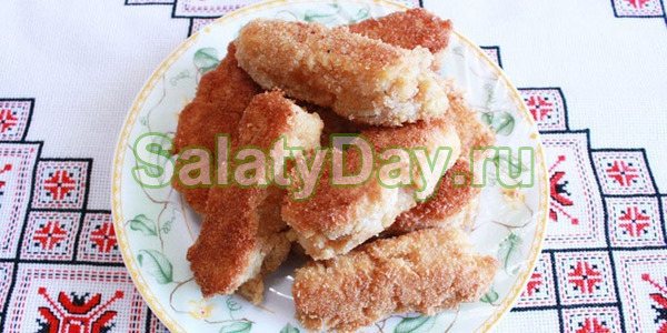Жареные с сыром рулетики