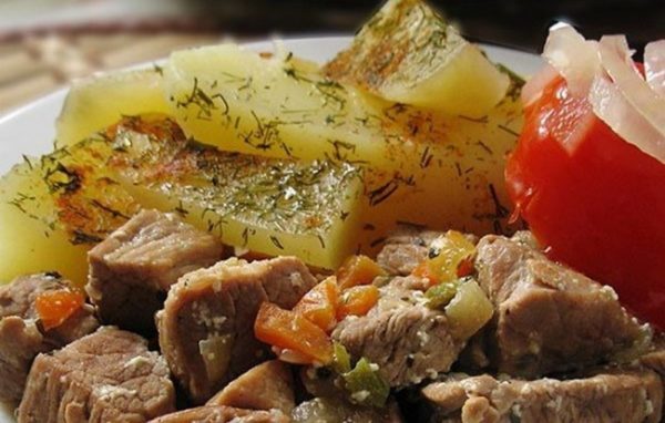 жаркое с картофелем
